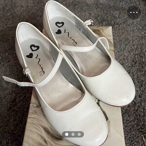 Girls White Mary Jane Shoes